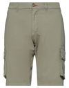 Impure Man Shorts & Bermuda Shorts Sage Green Size 38 Cotton, Elastane In Sage Green