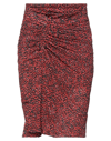 Isabel Marant Midi Skirts In Red