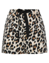 Boutique Moschino Woman Shorts & Bermuda Shorts Beige Size 6 Polyester, Elastane