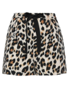 Boutique Moschino Woman Shorts & Bermuda Shorts Beige Size 8 Polyester, Elastane
