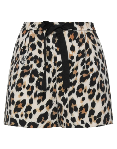 Boutique Moschino Woman Shorts & Bermuda Shorts Beige Size 8 Polyester, Elastane In Beige