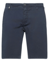 Beverly Hills Polo Club Man Shorts & Bermuda Shorts Midnight Blue Size 30 Cotton, Elastane