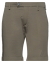 Michael Coal Man Shorts & Bermuda Shorts Military Green Size 32 Cotton, Elastane