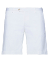 Roberto P  Luxury Roberto P Luxury Man Shorts & Bermuda Shorts White Size 33 Cotton, Elastane