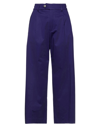 Mauro Grifoni Cropped Pants In Purple