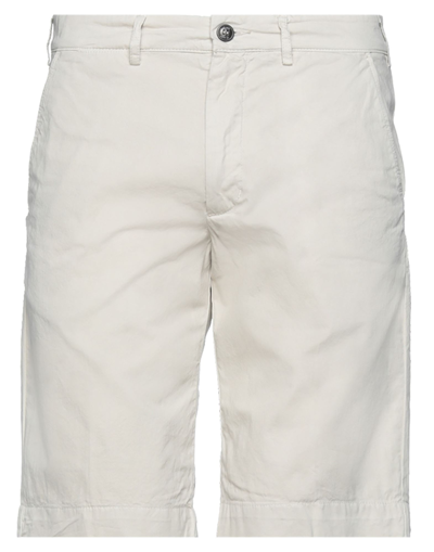 40weft Man Shorts & Bermuda Shorts Beige Size 26 Cotton