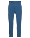 Berwich Man Pants Blue Size 28 Cotton, Elastane