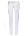 Shop Jacob Cohёn Woman Pants White Size 26 Cotton, Elastane