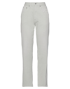 People (+)  Woman Jeans Light Grey Size 26 Cotton In Grey
