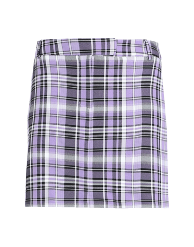 Topshop Mini Skirts In Purple