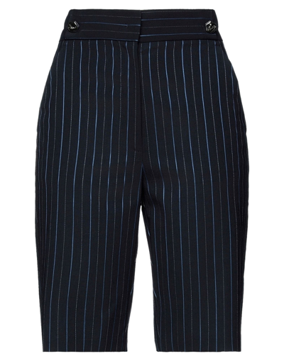 Pinko Woman Shorts & Bermuda Shorts Midnight Blue Size 4 Polyester, Viscose, Elastane