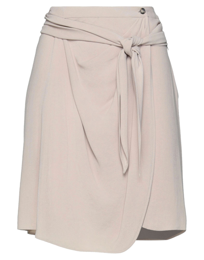 Galliano Mini Skirts In Blush