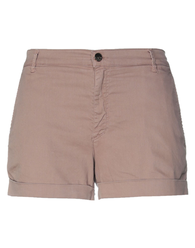 Kaos Jeans Woman Shorts & Bermuda Shorts Brown Size 30 Tencel, Cotton, Elastane
