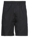 Mauro Grifoni Grifoni Man Shorts & Bermuda Shorts Black Size 36 Cotton, Elastane