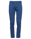 Yan Simmon Pants In Dark Blue