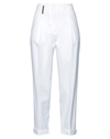 Peserico Cuffed-hem Trousers In Ivory