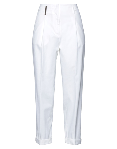 Peserico Pants In Ivory