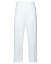 DIOR DIOR HOMME MAN PANTS WHITE SIZE 36 COTTON