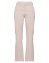 People (+)  Woman Pants Blush Size 6 Cotton, Elastane In Pink
