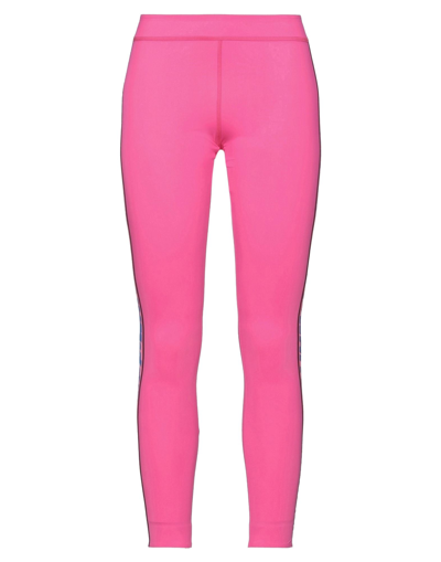Off-white Woman Leggings Fuchsia Size Xs Polyamide, Elastane In Pink