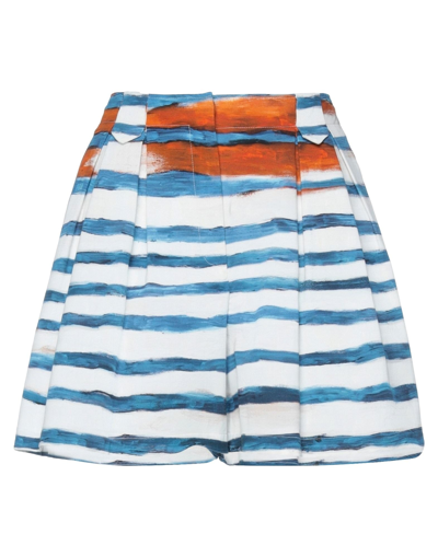 Moschino Woman Shorts & Bermuda Shorts White Size 4 Cotton, Elastane
