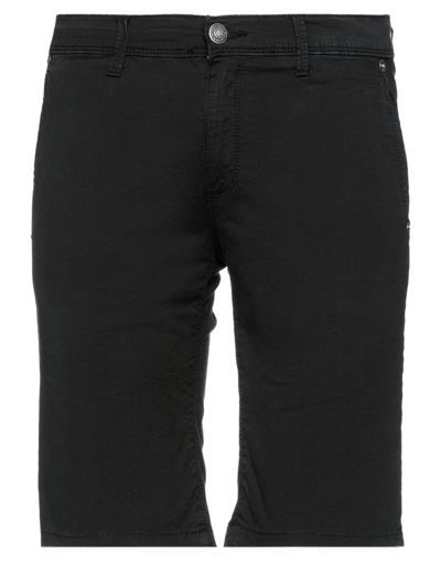 Fifty Four Man Shorts & Bermuda Shorts Black Size 31 Cotton, Elastane