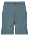 Armani Exchange Man Shorts & Bermuda Shorts Slate Blue Size Xxl Cotton