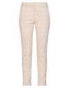 SIVIGLIA WHITE SIVIGLIA WHITE WOMAN PANTS BEIGE SIZE 29 POLYESTER, COTTON, POLYAMIDE, ELASTANE