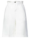 Brand Unique Woman Shorts & Bermuda Shorts White Size 0 Cotton