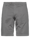 Michael Coal Man Shorts & Bermuda Shorts Grey Size 33 Cotton, Elastane
