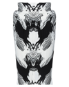 Burberry Ladies Deer Print Gathered Jersey Sculptural Skirt In White