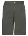 0/zero Construction Man Shorts & Bermuda Shorts Military Green Size 29 Cotton, Elastane