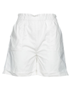 Woolrich Woman Shorts & Bermuda Shorts White Size S Cotton In White
