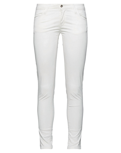 Fracomina Cropped Pants In White