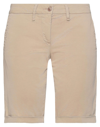 Blauer Woman Shorts & Bermuda Shorts Camel Size 31 Cotton, Elastane In Beige
