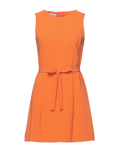 Blugirl Blumarine Short Dresses In Orange