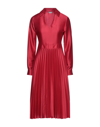 Liu •jo Midi Dresses In Red