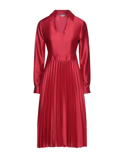 Liu •jo Midi Dresses In Red
