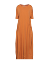 Alpha Studio Midi Dresses In Orange