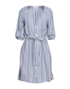 Bella Dahl Short Dresses In Sky Blue