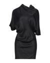 Rick Owens Short Dresses In Black