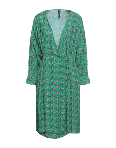 Manila Grace Midi Dresses In Green