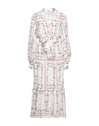 Etro Long Dresses In White