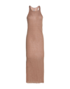 Rick Owens Long Dresses In Brown