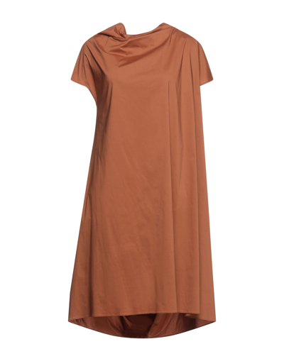 Liviana Conti Short Dresses In Brown