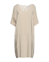 Ottod'ame Short Dresses In Beige