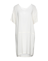 Ottod'ame Short Dresses In Ivory