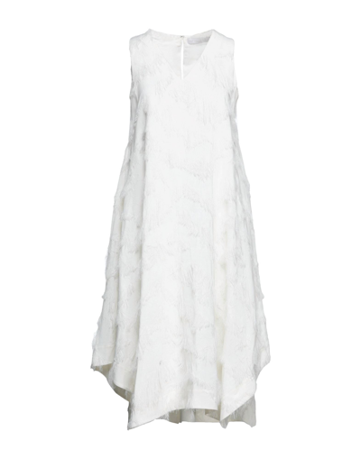 Fabiana Filippi Midi Dresses In White