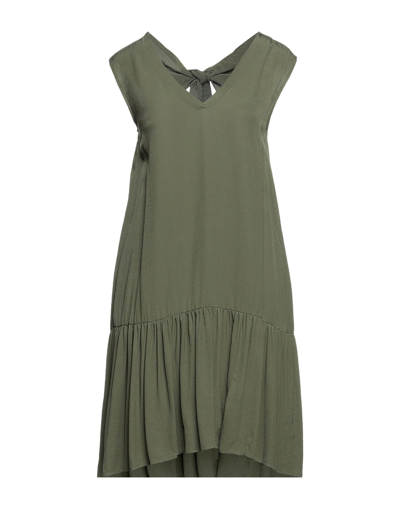 Sfizio Short Dresses In Green