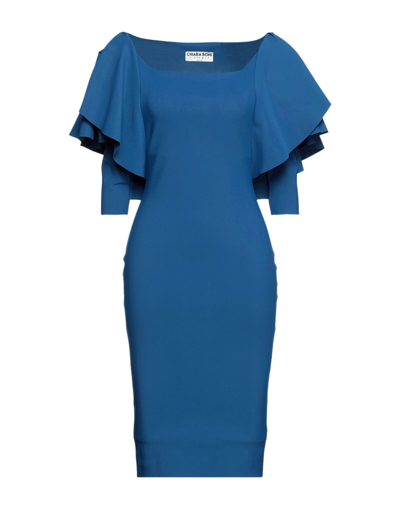 Chiara Boni La Petite Robe Midi Dresses In Blue